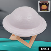 3d Saturn Lamp Home Decoration Bedside Night Light With Base (1 Pc  Multicolor) thumbnail 6