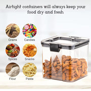 2763 4pc Square Container 700ml Used For Storing Types Of Food Stuffs And Items. thumbnail 5