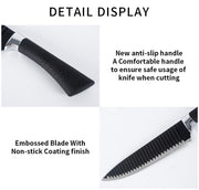 2285 Stainless Steel Knife Set With Chef Peeler And Scissor (6 Pieces) thumbnail 4