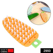 2950 Vegetable Scrubbing Brush Vegetable Scrubber Nontoxic Fruit Brush Carrot Shape Vegetable Brush For Potato For Vegetable thumbnail 7