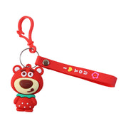 Cute Cartoon Bear Figure Keychain (1 Pc) thumbnail 3
