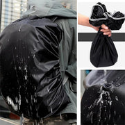 4100 Heavy Waterproof Nylon Rain Coverdust Cover - Elastic Adjustable For Laptop Bags And Backpacks School Bag Waterproof Cover Dust Proof Backpack Laptop Bag Cover (1pc) thumbnail 5