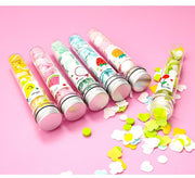 1319 Portable Hand Washing Bath Flower Shape Paper Soap Strips In Test Tube Bottle thumbnail 5