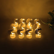 Decorative Moon Shaped Flameless Led Candles (12 Pc) thumbnail 4