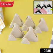 Multi-functional Plastic Triangle Hanger Connector Hooks 5 Pcs Set thumbnail 6