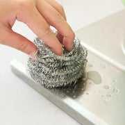 2388 Round Shape Stainless Steel Ball Scrubber (Pack Of 12) thumbnail 2