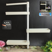 Kitchen Organization Rotating Shelf Storage Racks Multipurpose Adjustable (1 Set) thumbnail 1
