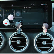 Plastic Cute Couple Car Dashboard Decoration Figurine Set (1 Set) thumbnail 5