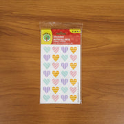 Colorful Heart Shape Decorative Sticker Set (4 Sheets 112 Pc) thumbnail 6