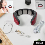 3 Heads Smart Electric Neck And Back Pulse Massager (1 Pc) thumbnail 7