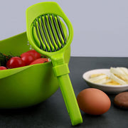 5970 Multipurpose Slicer With Seven Blades Egg Slicers Stainless Slicer Strawberry Tomato Kiwi Fruit Cutter Divider Separator thumbnail 1