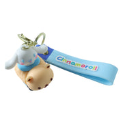 Cute Cartoon Dog Character Silicone Keychain (1 Pc) thumbnail 3