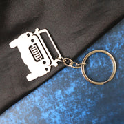 Stylish Metal Jeep Shape Keychain (1 Pc) thumbnail 5