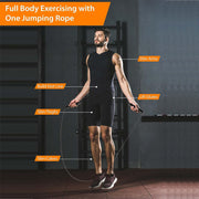 High-speed Skipping Rope With Foam Padded Handles (1 Pc) thumbnail 5