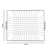 Multipurpose Stainless Steel Kitchen Sink Basket (1 Pc 12x15 Inch) thumbnail 4