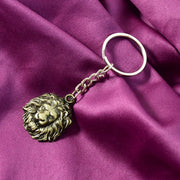 Premium Lion Head Metal Keychain (1 Pc) thumbnail 2
