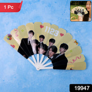 Idol-themed Foldable Hand Fan - (1 Pc) thumbnail 7