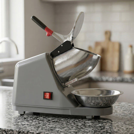 Electric Ice Crushing Machine With Stainless Steel Bowl 1 Set