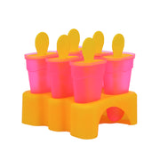 2261 Kulfi Maker Moulds Set Plastic Homemade Kulfi Mould 6pcs Set For Freezer Use thumbnail 1