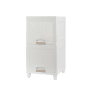 Multipurpose Storage Cabinet Storage Solutions Plastic Drawers  Multi Layer Wardrobe Storage Drawers  Foldable Multipurpose Drawer Units For Kitchen Bathroom Bedroom Cloth (2 Layer) thumbnail 3