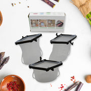 5985  Reusable Silicone Food Storage Bag 3 Bag Set Leakproof Lock Reusable Flat Bottom Freezer Bags Sandwich Bags  Silicone Food Grade Kids Snack Bags  Bpa Free Microwave Dishwasher Safe thumbnail 4