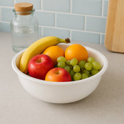 Plastic 6 Inch White Round Deep Serving Bowl (1 Pc) thumbnail 4