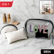 3-in-1 Premium Makeup Bag Set thumbnail 6