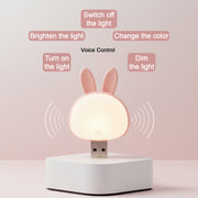 Cute Usb Rabbit Night Light With Sound  Voice Activation thumbnail 6