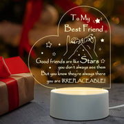 Heart Shape 3d Led Acrylic Night Lamp (1 Pc) thumbnail 4