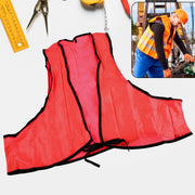 7453 Economy Safety Vest Soft Vinyl With Tie Closure For Identifying Staff And Volunteers Adult Pvc Safety Vest High Visibility For Outdoor Operator thumbnail 6