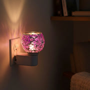 Premium Plug-in Mosaic Glass Aroma Diffuser  Night Lamp (1 Pc) thumbnail 2