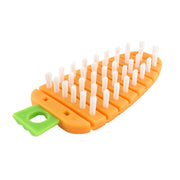 2909 Vegetable Scrubbing Brush Vegetable Scrubber Nontoxic Fruit Brush Carrot Shape Vegetable Brush For Potato For Vegetable thumbnail 1