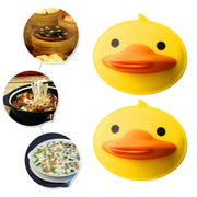 Cute Duck Shape Silicone Hot Pot Holder (2 Pc) thumbnail 3