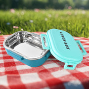 3 In 1 Spicy Bite Stainless Steel Lunch Box With Plastic Small Box  Spoon (1 Set) thumbnail 5