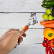 Vegetable And Fruit Peeler With Wooden Handle (1 Pc) thumbnail 1