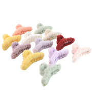 Premium Soft Fur Coated Hair Clutcher Clip Set (12 Pc) thumbnail 1