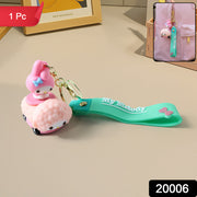 Cute Cartoon Character Silicone Keychain (1 Pc) thumbnail 7