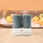Apex Victory Salt  Pepper Dispenser Set  2 Pcs Acrylic Seasoning Shaker thumbnail 5