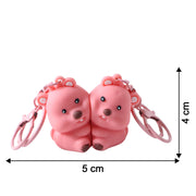 Cute Couple Bear Shape 2-in-1 Keychain Set (2 Pieces Set) thumbnail 4