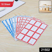 10 Sheets Self-adhesive Label Stickers thumbnail 7