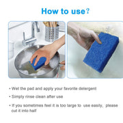 1494 Kitchen Scrubber Pads For Utensilstiles Cleaning (Pack Of 4) thumbnail 1