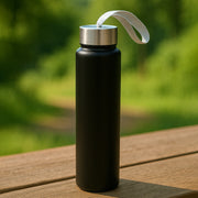 Portable Stainless Steel Water Bottle With Strap (Approx 250ml) thumbnail 2