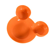 5624 Mickey Mouse Shape Plates For Kids Bpa Free  Unbreakable Childrens Food Plate Kids Bowl Fruit Plate Baby Cartoon Bowl Plate Tableware (1 Pc) thumbnail 3