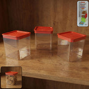 3 Piece Airtight Food Storage Container Set (1 Set  350 Ml) thumbnail 1
