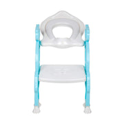 8492 2 In 1 Potty Training Toilet Seat With Step Stool Ladder For Boy And Girl Baby Toddler Kid Childrens Toilet Training Seat Chair With Soft Padded Seat And Sturdy Non-slip Wide Step Make Potty Easier For Your Kids (Multi-color) thumbnail 2