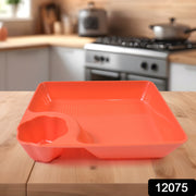 Plastic Plates With Dipping Saucer  Round Dip Part (1 Pc  1816 Cm  1 Pc) thumbnail 6