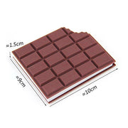 4528 Small Chocolate Scented Diary Memo Notebook In Rectangular Chocolate Bite Shape With Original Chocolate Smell Personal Pocket Diary With Plain Pages For Kids thumbnail 4