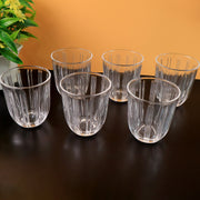 Premium Transparent Glass Tumbler Set (256ml  6 Pc) thumbnail 4
