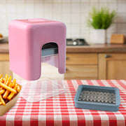 Apex Heavy Duty Potato Chipser  Vegetable Chopper With Dual Blade Set thumbnail 6