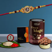 Rakhi (K1_517_em)  Chocolate Magic Rakhi  Chocolate For Brother Rakhi With Chocolate Rakhi With Gift Rakhi Combo Set Of 1 Rakhi Chocolate thumbnail 1